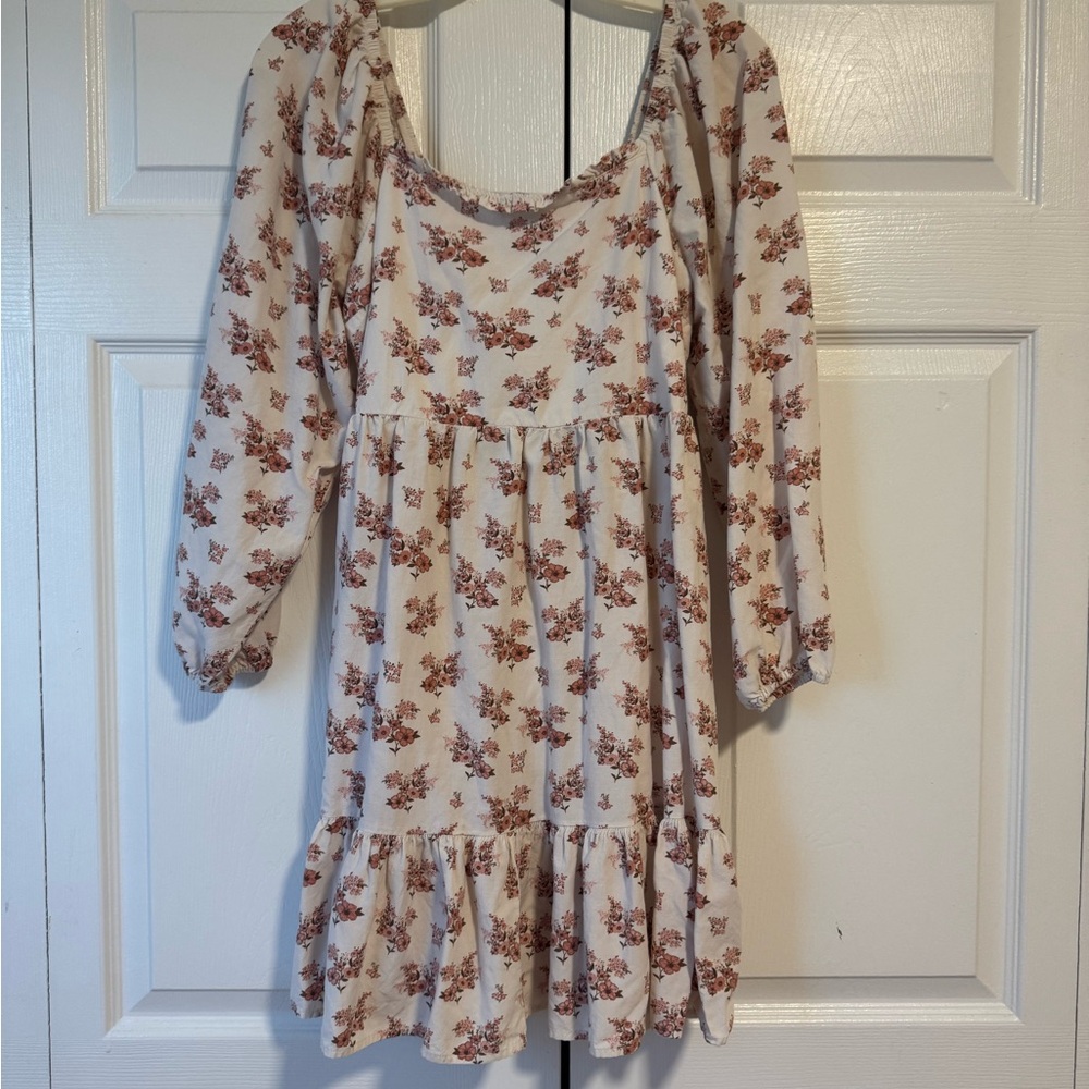 Floral Long Sleeve Dress